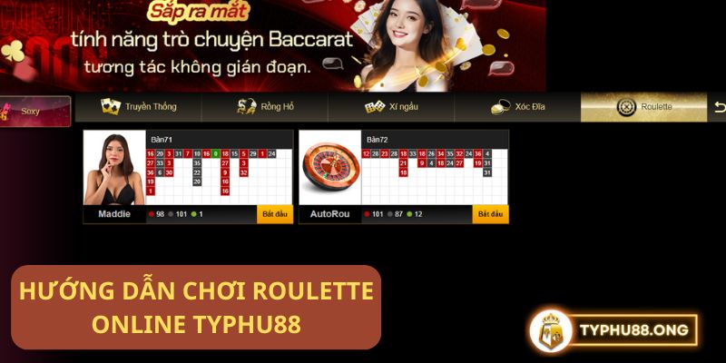 Roulette online Typhu88 - Hướng dẫn chơi và các chiến thuật chiến thắng