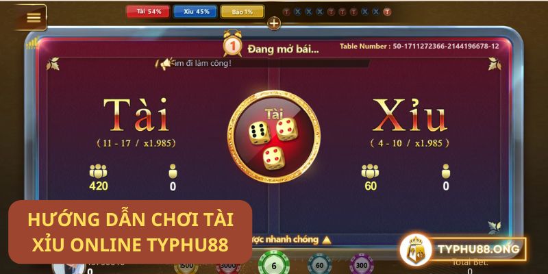Tài Xỉu Online Typhu88: Hướng Dẫn Chơi Game Chi Tiết Từ A-Z